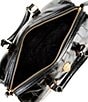 Kurt Geiger London Kensington Boston Snake Satchel Bag, Color:Black - Image 3