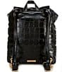 Kurt Geiger London Kensington Croc Backpack, Color:Black - Image 2