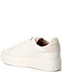 Color:White - Image 3 - Kensington Cupsole Leather and Suede Sneakers