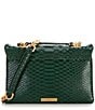 Kurt Geiger London Kensington Dark Green Snake Shoulder Bag, Color:Dark Green - Image 2