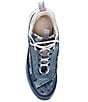 Color:Navy - Image 5 - Kensington Denim Patchwork Sneakers