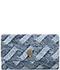 Kurt Geiger London Kensington Denim Wallet On Chain Crossbody Bag, Color:Denim - Image 1