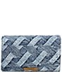 Kurt Geiger London Kensington Denim Wallet On Chain Crossbody Bag, Color:Denim - Image 2