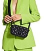 Color:Black - Image 6 - Kensington Drench Black Quilted Leather Small Camera Crossbody Bag