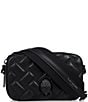 Kurt Geiger London Kensington Drench Black Quilted Leather Small Camera Crossbody Bag, Color:Black - Image 1