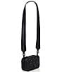 Kurt Geiger London Kensington Drench Black Quilted Leather Small Camera Crossbody Bag, Color:Black - Image 5