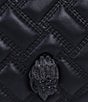 Kurt Geiger London Kensington Drench Black Quilted Leather Small Camera Crossbody Bag, Color:Black - Image 6