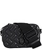 Kurt Geiger London Kensington Drench Black Quilted Leather Small Camera Crossbody Bag