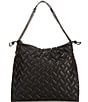 Color:Black - Image 2 - Kensington Drench Drawstring Bucket Bag