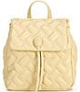 Color:Yellow - Image 1 - Solid Kensington Drench Quilted Small Backpack