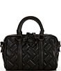 Kurt Geiger London Kensington Drench Small Boston Black Satchel Bag, Color:Black - Image 1