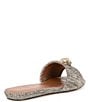 Color:Beige - Image 3 - Kensington Houndstooth Rhinestone Embellished Sandals