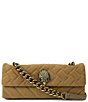Kurt Geiger London Kensington Suede East-West Kurt Shoulder Bag - Image 1