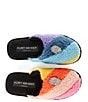 Color:Multi - Image 5 - Kensington Faux Shearling Rainbow Slippers