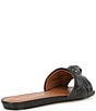 Color:Black - Image 2 - Kensington Quilted Flat Leather Sandals