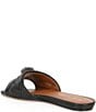 Color:Black - Image 3 - Kensington Quilted Flat Leather Sandals