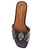 Color:Black - Image 5 - Kensington Quilted Flat Leather Sandals