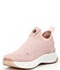 Color:Pink - Image 4 - Kensington Knit Slip-On Sneakers