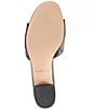 Color:Charcoal - Image 6 - Kensington Quilted Leather Block Heel Mule Slides