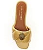 Color:Beige - Image 5 - Kensington Leather Puff Slip On Sandals