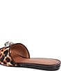 Kurt Geiger London Kensington Leopard Eagle Ornament Flat Slip-On Sandals - Image 2