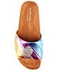 Color:Multi - Image 5 - Kensington Metallic Rainbow Leather Platform Sandals