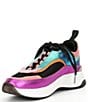 Color:Metal Multi - Image 4 - Kensington Metallic Rainbow Platform Sneakers