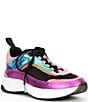 Color:Metal Multi - Image 1 - Kensington Metallic Rainbow Platform Sneakers