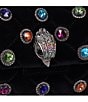 Color:Charcoal - Image 5 - Kensington Mini Velvet Jewels Crossbody Bag