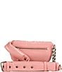 Color:Pink - Image 2 - Kensington Pink Quilted Small Belt Bag