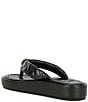Color:Black - Image 3 - Kensington Puff Platform Flip-Flop Sandals