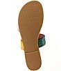 Kurt Geiger London Kensington Crystal Embellished Colorblock Logo Ornament T-Bar Sandals, Color:Pink Multi - Image 6