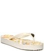 Color:Cream - Image 1 - Kensington Q Flip-Flop Sandals
