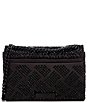 Color:Black - Image 2 - Kensington Quilted Mini Black Tonal Rhinestone Crossbody Bag