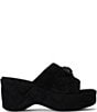 Color:Black - Image 1 - Kensington Quilted Slip On Mule Sandals
