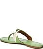 Color:Green - Image 3 - Kensington Slip On T-Bar Sandals