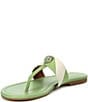 Color:Green - Image 4 - Kensington Slip On T-Bar Sandals