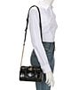 Kurt Geiger London Kensington Small Black Boston Croc Satchel Bag, Color:Black - Image 4