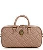 Kurt Geiger London Kensington Small Black Duffle Bag, Color:Taupe - Image 1