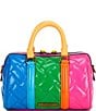 Kurt Geiger London Kensington Small Boston Neon Rainbow Satchel Bag, Color:Mult/Other - Image 2