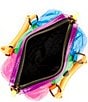 Kurt Geiger London Kensington Small Boston Neon Rainbow Satchel Bag, Color:Mult/Other - Image 3