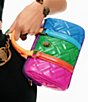 Kurt Geiger London Kensington Small Boston Neon Rainbow Satchel Bag, Color:Mult/Other - Image 5