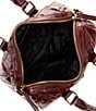 Kurt Geiger London Kensington Small Boston Satchel Bag, Color:Wine - Image 3