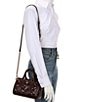 Kurt Geiger London Kensington Small Boston Satchel Bag, Color:Wine - Image 4