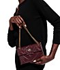 Kurt Geiger London Kensington Wine Mini Crossbody Bag, Color:Wine - Image 6