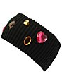 Kurt Geiger London Knit Gemstone Headband - Image 3