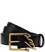 Kurt Geiger London Kurt Script Leather Belt - Image 6