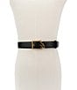 Kurt Geiger London Kurt Script Leather Belt - Image 4