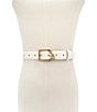 Kurt Geiger London Kurt Script Leather Belt - Image 4