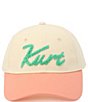 Kurt Geiger London Kurt Script Logo Baseball Cap - Image 1